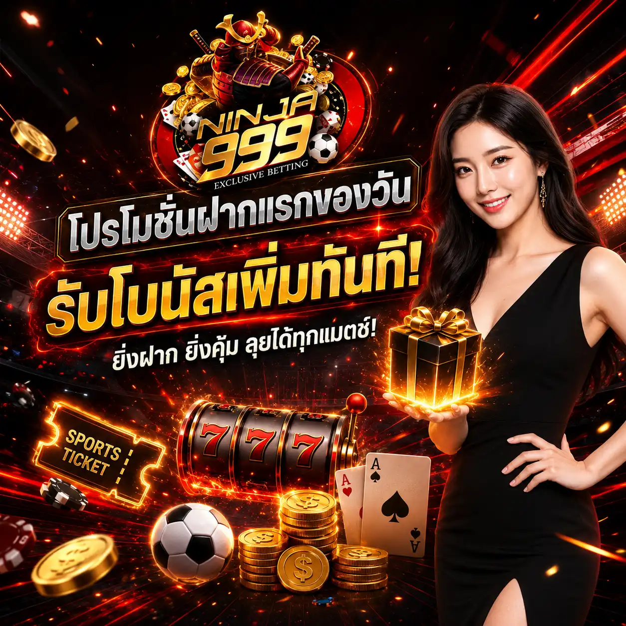 โปรโมชั่น ฝากแรก ninja999